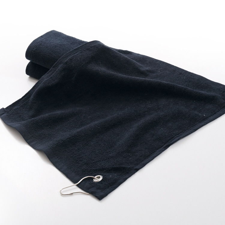 Sports hook golf towel thickened cotton cut velvet towel custom-made gym towel 40*32