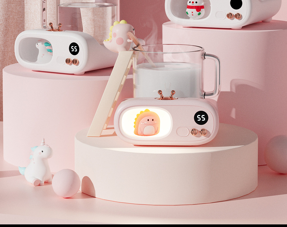 Cute Pet TV TV Cup Warming Holder Thermal Cup Pad Warm Cup 55 Degrees Thermal Insulation Heating Automatic Intelligent Controllable Temperature Coaster Cute Pet TV TV Cup Warming Holder Thermal Cup Pad Warm Cup 55 Degrees Thermal Insulation Heating Automatic Intelligent Controllable Temperature Coaster