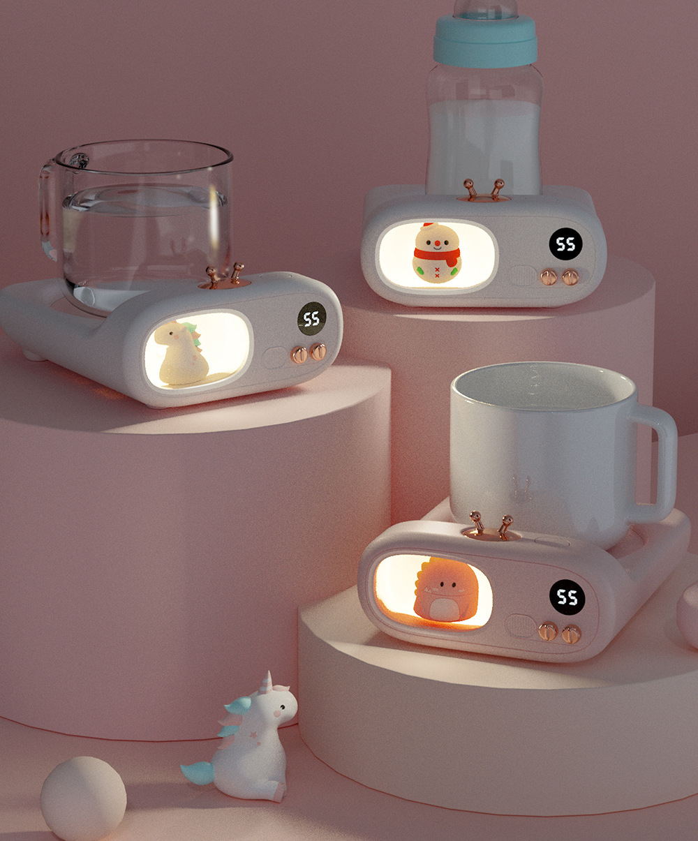 Cute Pet TV TV Cup Warming Holder Thermal Cup Pad Warm Cup 55 Degrees Thermal Insulation Heating Automatic Intelligent Controllable Temperature Coaster Cute Pet TV TV Cup Warming Holder Thermal Cup Pad Warm Cup 55 Degrees Thermal Insulation Heating Automatic Intelligent Controllable Temperature Coaster