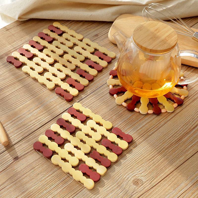 Bamboo Placemat Heat Proof Mat Dining Table Cushion Plate Mat Household Mat Potholder Casserole Mat Potholder Bowl Coaster Cup Coaster Vegetable Mat Bamboo Placemat Heat Proof Mat Dining Table Cushion Plate Mat Household Mat Potholder Casserole Mat Potholder Bowl Coaster Cup Coaster Vegetable Mat