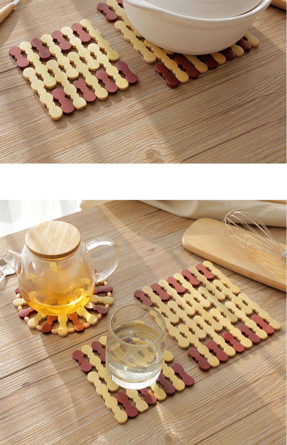 Bamboo Placemat Heat Proof Mat Dining Table Cushion Plate Mat Household Mat Potholder Casserole Mat Potholder Bowl Coaster Cup Coaster Vegetable Mat Bamboo Placemat Heat Proof Mat Dining Table Cushion Plate Mat Household Mat Potholder Casserole Mat Potholder Bowl Coaster Cup Coaster Vegetable Mat