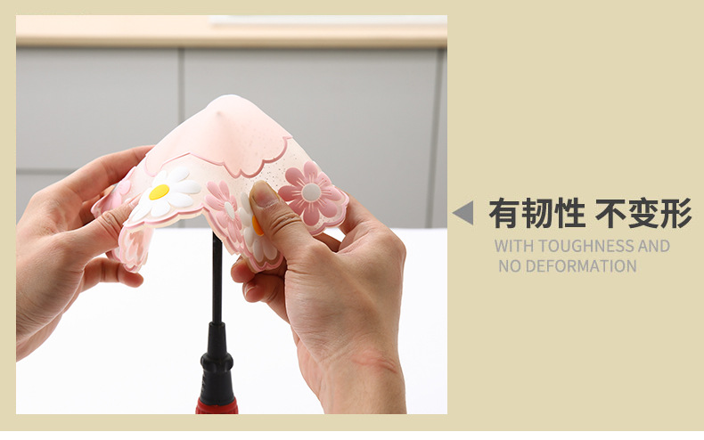 Fresh Silicone Thermal-Insulation Mat PVC Dinning Table Placemat High-Temperature Resistance Anti-Scald Potholder Little Daisy Cup Coaster Fresh Silicone Thermal-Insulation Mat PVC Dinning Table Placemat High-Temperature Resistance Anti-Scald Potholder Little Daisy Cup Coaster