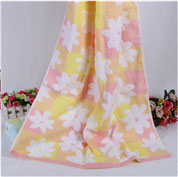 Cotton gauze child towel no twist to mention mushroom child towel top absorbent children wash towel
