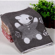 Cotton gauze child towel no twist to mention mushroom child towel top absorbent children wash towel