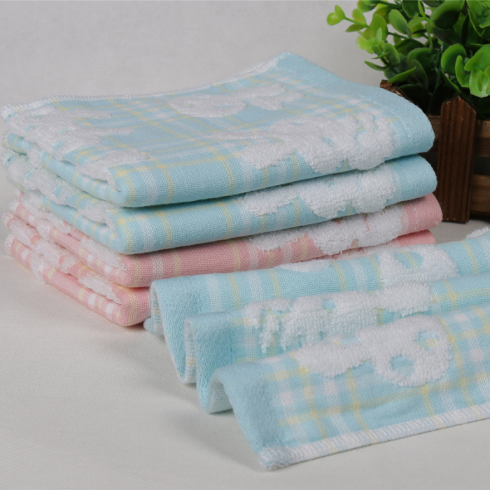 Cotton gauze child towel no twist to mention mushroom child towel top absorbent children wash towel