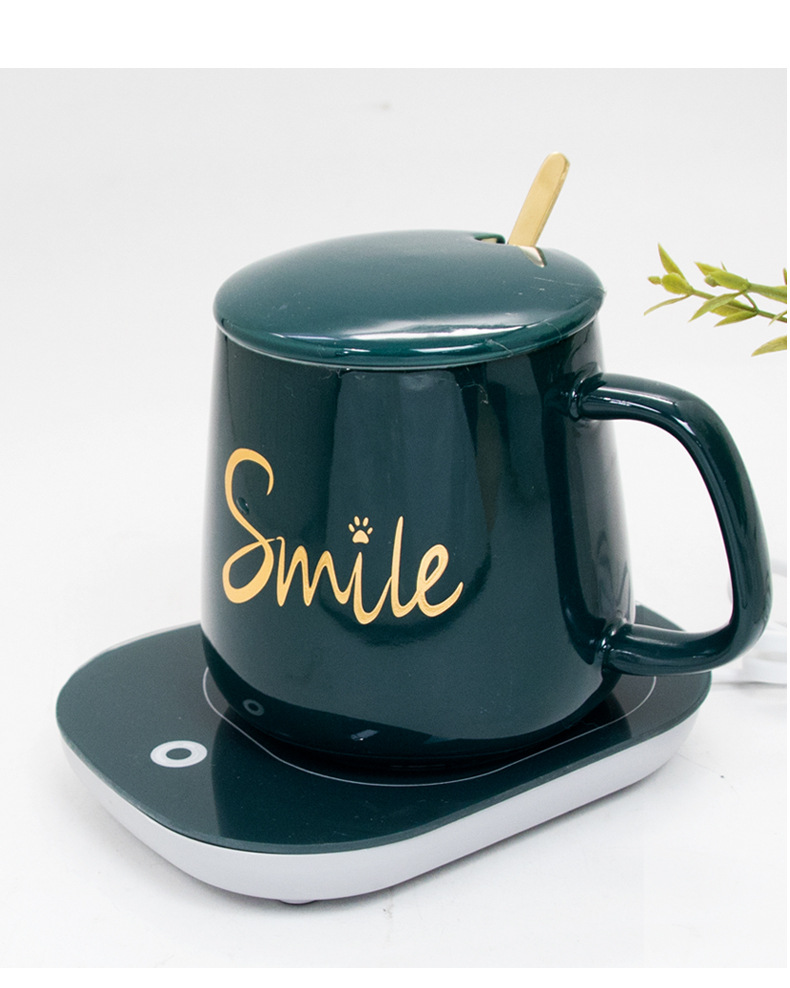 Warm Cup 55 Degree Constant Temperature Cup Warm Coaster Ceramic Heating Coaster Hot Milk Constant Temperature Coaster Warm Cup 55 Degree Constant Temperature Cup Warm Coaster Ceramic Heating Coaster Hot Milk Constant Temperature Coaster