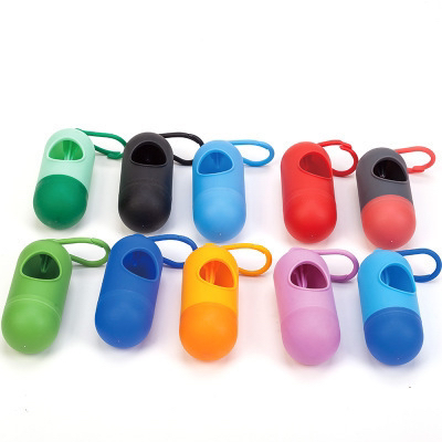 Pet Stool Bag Solid Color Printing Pet Garbage Bag Cleaning Poop Bag Dog Walking Portable Poop Bag Http: