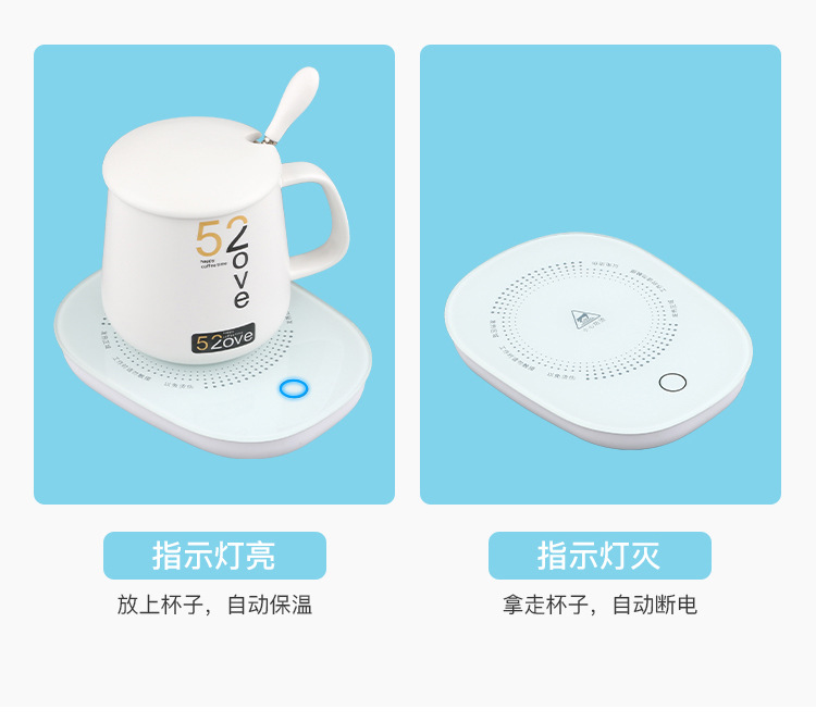 Cat-Shaped Thermal Cup Pad Insulated Coaster Cup Warming Holder 55 Degrees Thermal Cup Pad Constant Temperature Heating Coaster Warm Cup Warming Holder Cat-Shaped Thermal Cup Pad Insulated Coaster Cup Warming Holder 55 Degrees Thermal Cup Pad Constant Temperature Heating Coaster Warm Cup Warming Holder