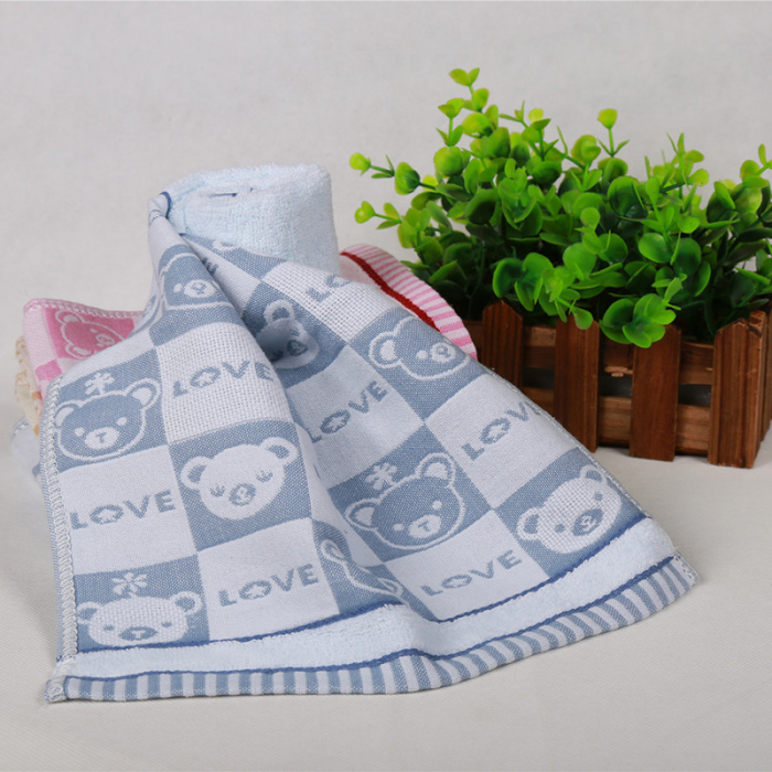 Cotton cartoon double small towel cotton yarn cloth towel Cuban towel Cotton cartoon double small towel cotton yarn cloth towel Cuban towel