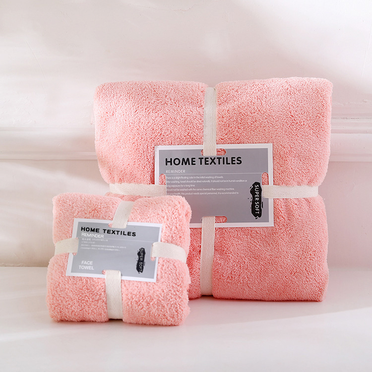 High density coral wool mother set towel towel towel set fine packaging gift customized microfiber can be LOGO High density coral wool mother set towel towel towel set fine packaging gift customized microfiber can be LOGO