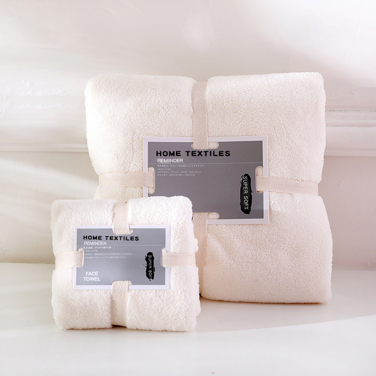 High density coral wool mother set towel towel towel set fine packaging gift customized microfiber can be LOGO High density coral wool mother set towel towel towel set fine packaging gift customized microfiber can be LOGO