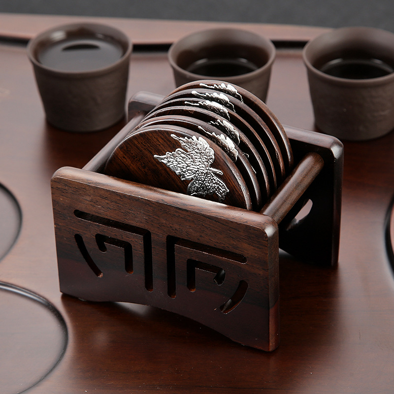 Mat Coaster Tea Coaster Tea Ceremony Kombucha Cup Saucer Tea Tray Combination Japanese Tea Set Accessories Combination