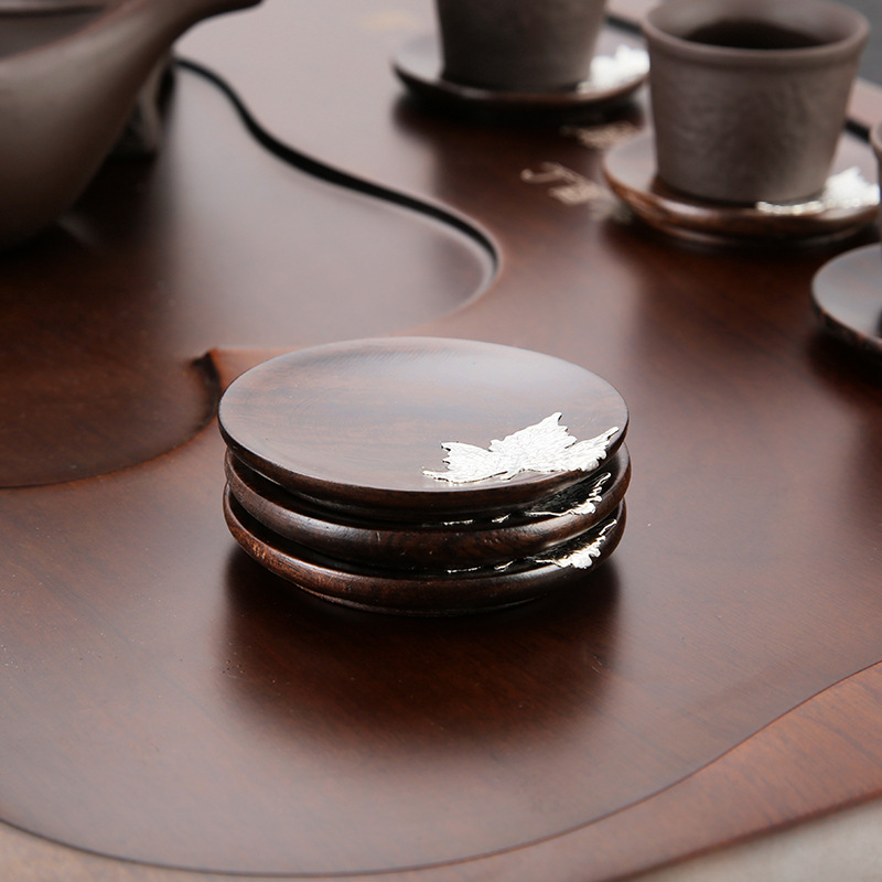 Mat Coaster Tea Coaster Tea Ceremony Kombucha Cup Saucer Tea Tray Combination Japanese Tea Set Accessories Combination