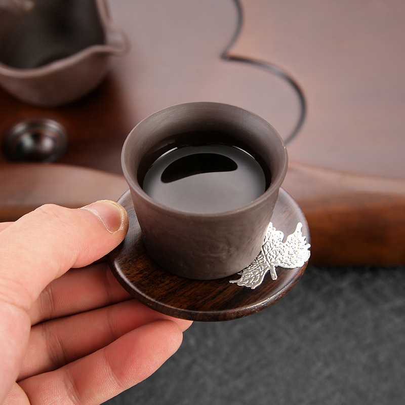 Mat Coaster Tea Coaster Tea Ceremony Kombucha Cup Saucer Tea Tray Combination Japanese Tea Set Accessories Combination