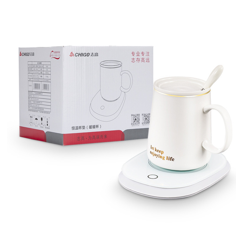 Internet Celebrity Thermal Cup 55 Degrees Heating Coaster Insulation Warm Cup Thermal Cup Pad Ceramic Heating Coaster