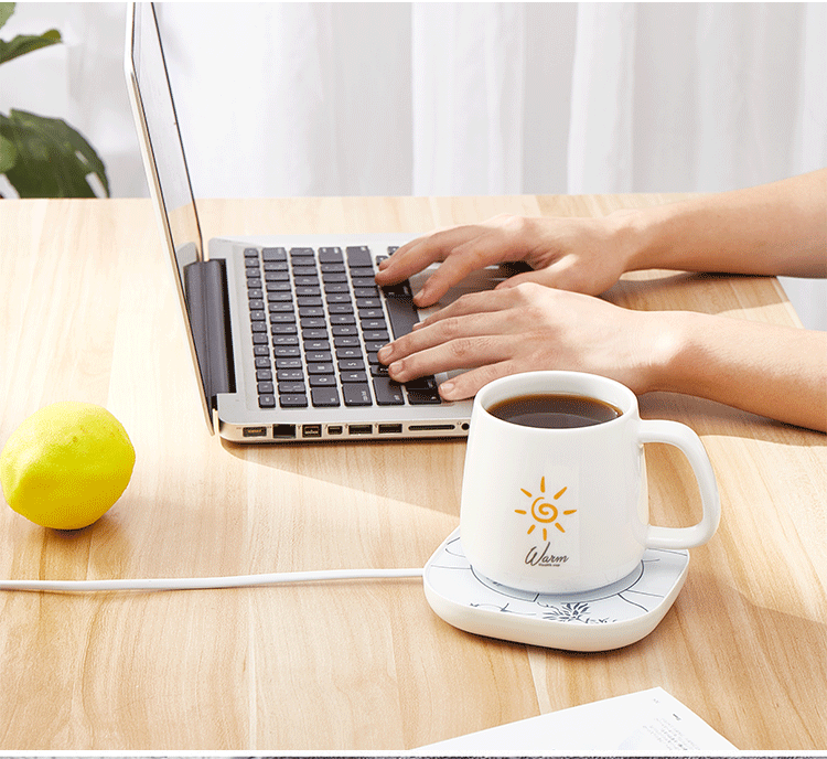 Internet Celebrity Thermal Cup 55 Degrees Heating Coaster Insulation Warm Cup Thermal Cup Pad Ceramic Heating Coaster Internet Celebrity Thermal Cup 55 Degrees Heating Coaster Insulation Warm Cup Thermal Cup Pad Ceramic Heating Coaster