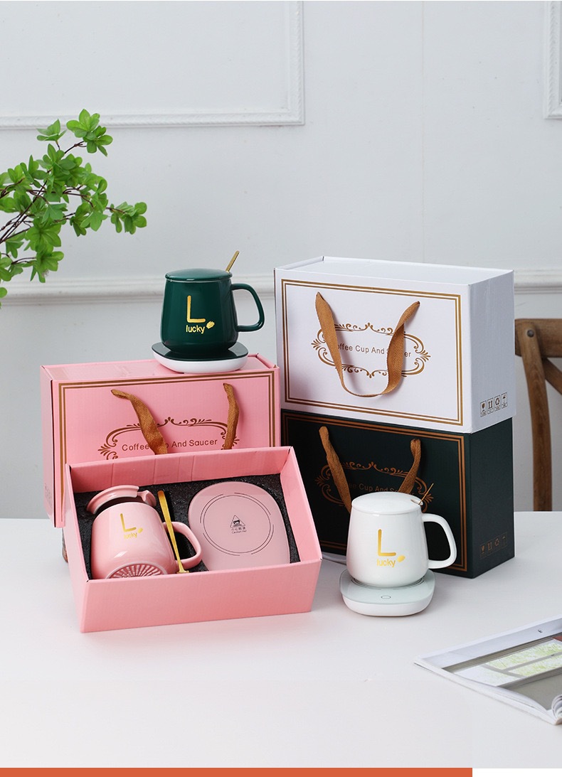 55 Degrees Constant Temperature Warm Cup Set Constant Temperature Heating Coaster Mug with Hand Gift Company Gift Printed Logo 55 Degrees Constant Temperature Warm Cup Set Constant Temperature Heating Coaster Mug with Hand Gift Company Gift Printed Logo