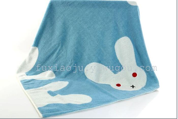 Foreign trade big towel blankets multilayer rabbit towel towel Cotton adult wholesale Foreign trade big towel blankets multilayer rabbit towel towel Cotton adult wholesale
