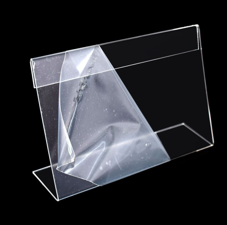 Spot L-type acrylic table sign Taiwan Taiwan Taiwan card price card price licensing customized display card