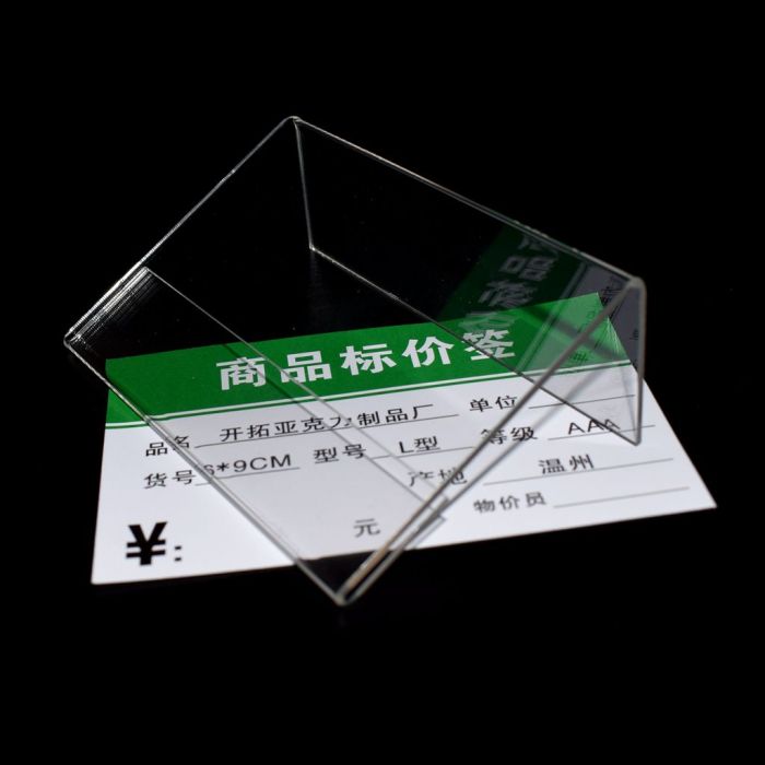 Spot L-type acrylic table sign Taiwan Taiwan Taiwan card price card price licensing customized display card Spot L-type acrylic table sign Taiwan Taiwan Taiwan card price card price licensing customized display card