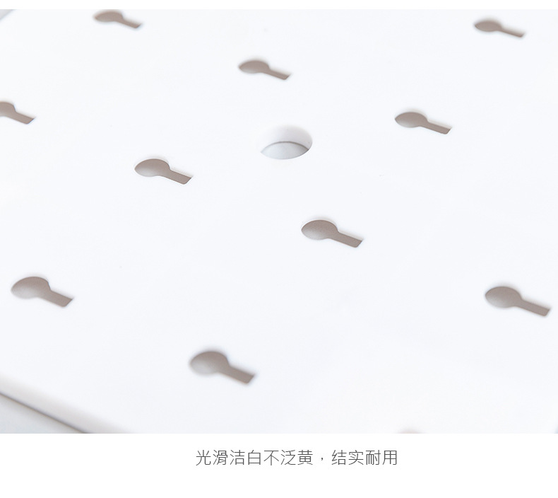 Punch-Free Plastic Wire-Wrap Board Storage Living Room And Kitchen Bedroom Partition Wall-Mounted College Student Dormitory Wall Storage Rack