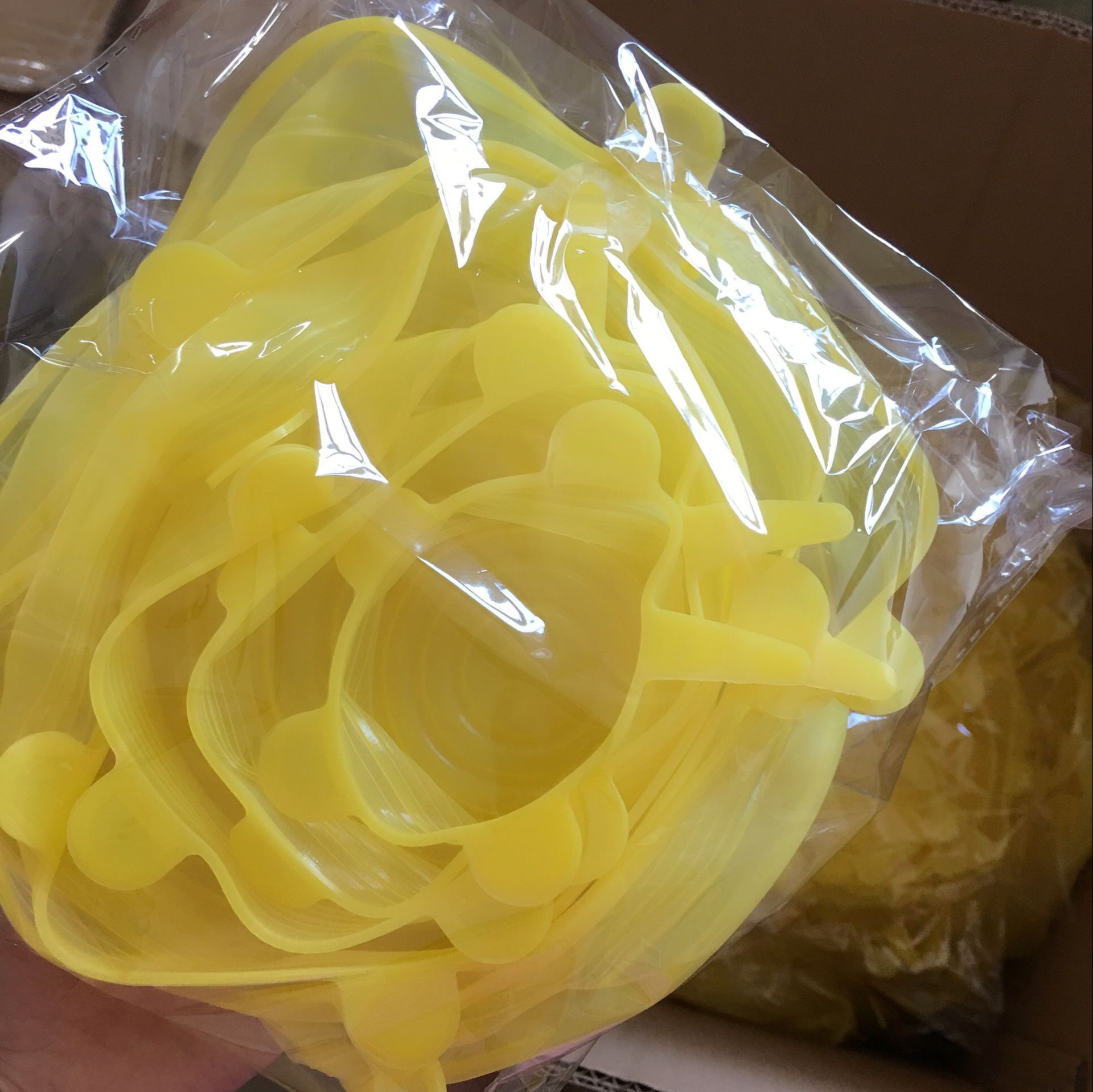 Silica gel lid multi-function bowl LID 6-piece set of sealed plastic wrap for microwave oven