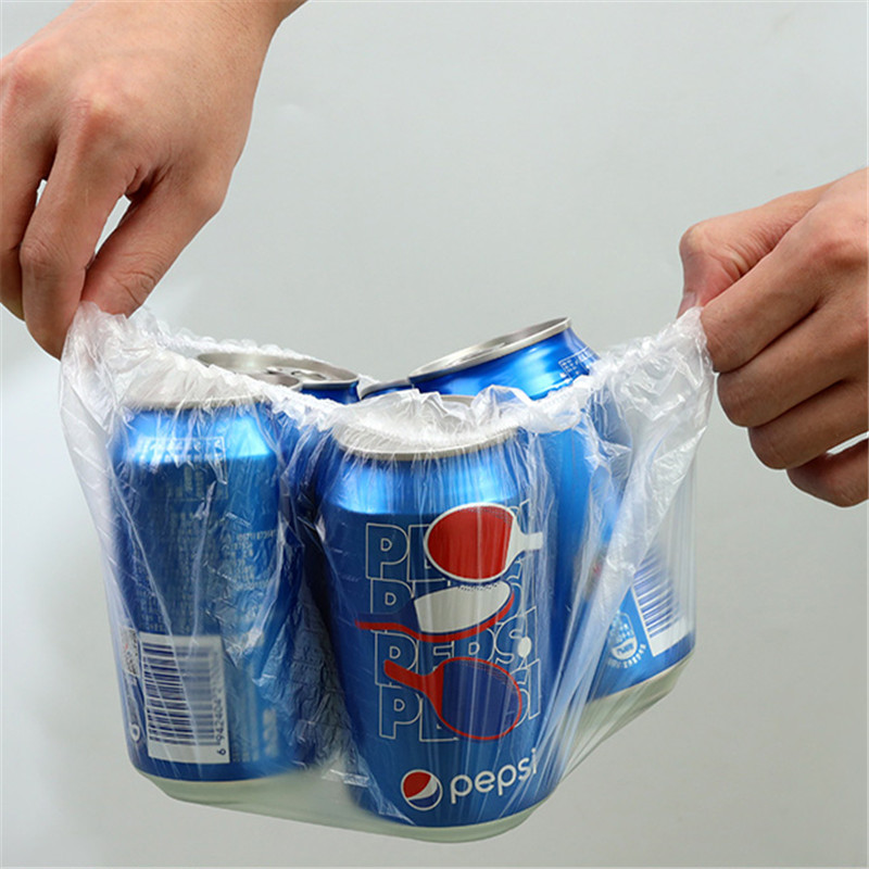 Household Kitchen 100 PCs Disposable Food Cover Disposable Bowl Cover Dust Cover Transparent Food Cover Plastic Wrap