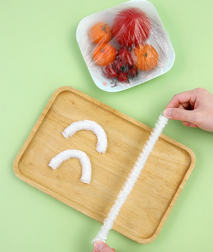 Household Kitchen 100 PCs Disposable Food Cover Disposable Bowl Cover Dust Cover Transparent Food Cover Plastic Wrap Household Kitchen 100 PCs Disposable Food Cover Disposable Bowl Cover Dust Cover Transparent Food Cover Plastic Wrap
