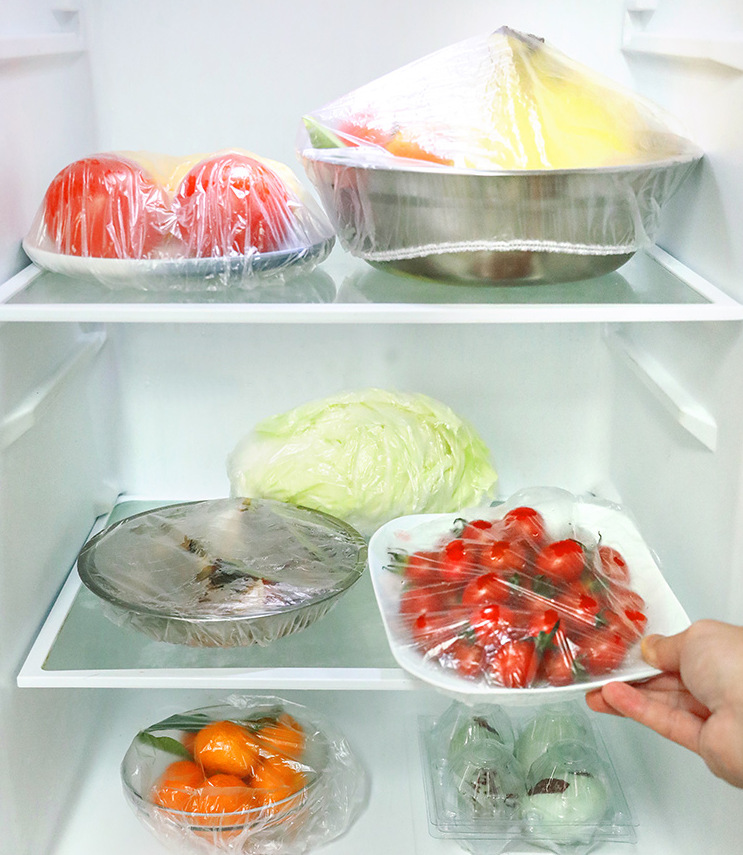 Household Kitchen 100 PCs Disposable Food Cover Disposable Bowl Cover Dust Cover Transparent Food Cover Plastic Wrap Household Kitchen 100 PCs Disposable Food Cover Disposable Bowl Cover Dust Cover Transparent Food Cover Plastic Wrap