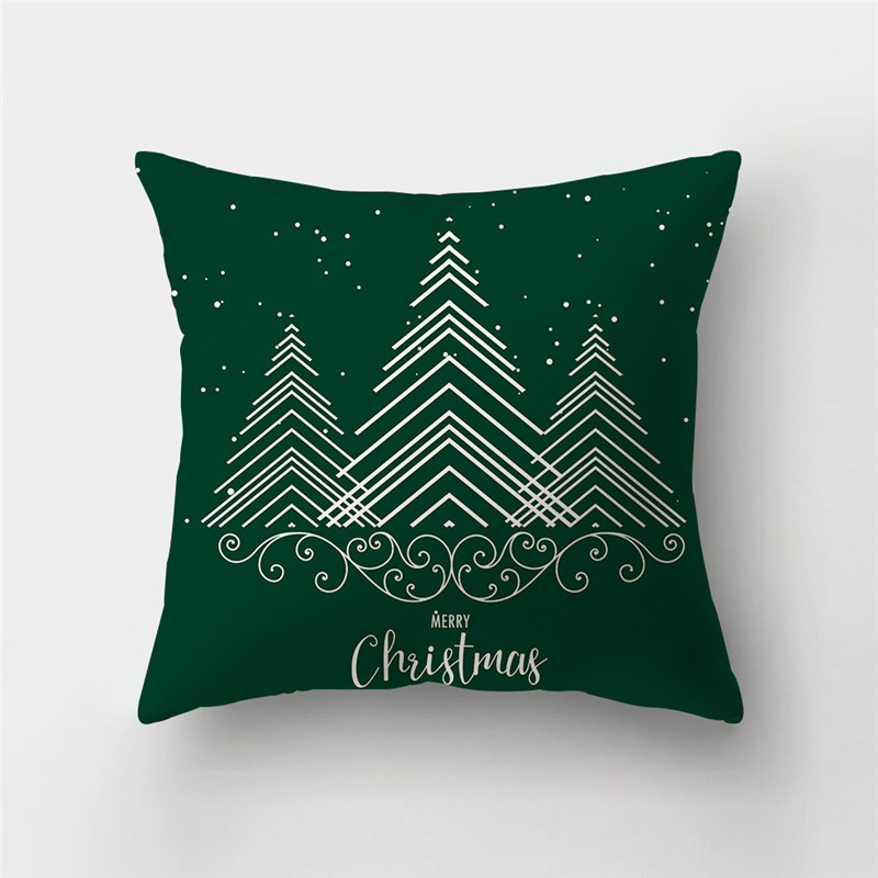 Cross-Border New Arrival Christmas Printed Pillowcase Santa Claus Throw Pillow Cover Home Decoration Sofa Cushion Cushion Cover Cross-Border New Arrival Christmas Printed Pillowcase Santa Claus Throw Pillow Cover Home Decoration Sofa Cushion Cushion Cover