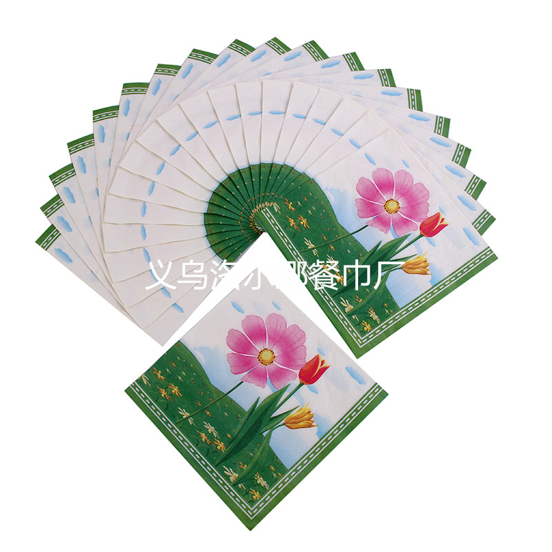 Printing paper napkin paper towel color napkins placemats the disposable napkins