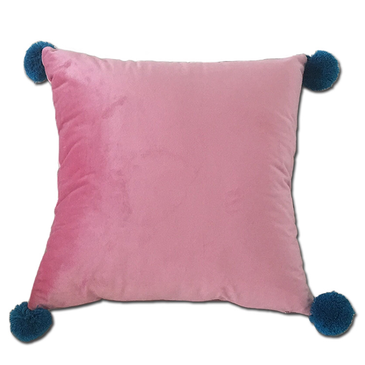Hairy Ball Velvet Cloth Solid Color Pillow Afternoon Nap Pillow Super Soft and Comfortable Sofa Cushion Children's Room Decoration Hairy Ball Velvet Cloth Solid Color Pillow Afternoon Nap Pillow Super Soft and Comfortable Sofa Cushion Children's Room Decoration