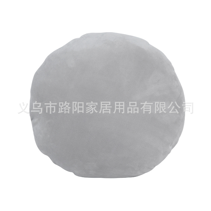 Simple Fashion Plain Home round Seat Cushions Pillow Solid Color Super Soft Comfortable Breathable Cushion Japanese and Korean Style Chair Cushion
