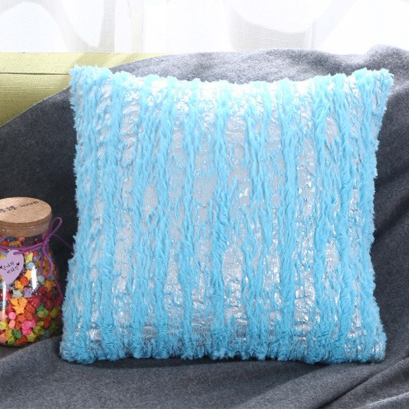 Bronzing Pillow Cover Plush Pillow Cross-Border Home Hot Pillowcase Solid Color Sofa Cushion Fabric Bedside Cushion Bronzing Pillow Cover Plush Pillow Cross-Border Home Hot Pillowcase Solid Color Sofa Cushion Fabric Bedside Cushion