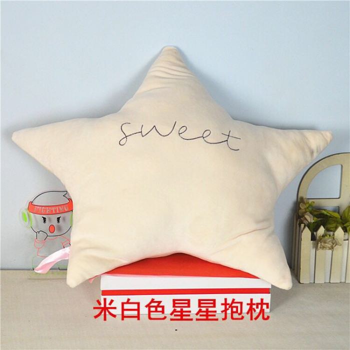 The moon and the stars pillow cushion bed pillow doll creative down cotton The moon and the stars pillow cushion bed pillow doll creative down cotton