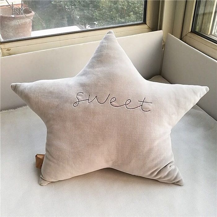 The moon and the stars pillow cushion bed pillow doll creative down cotton The moon and the stars pillow cushion bed pillow doll creative down cotton