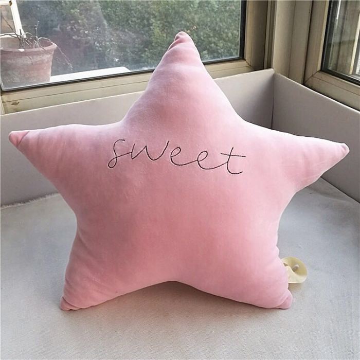The moon and the stars pillow cushion bed pillow doll creative down cotton The moon and the stars pillow cushion bed pillow doll creative down cotton