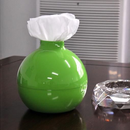 Creative ball tissue box large winding paper towel tube car with simple European solid tissue box