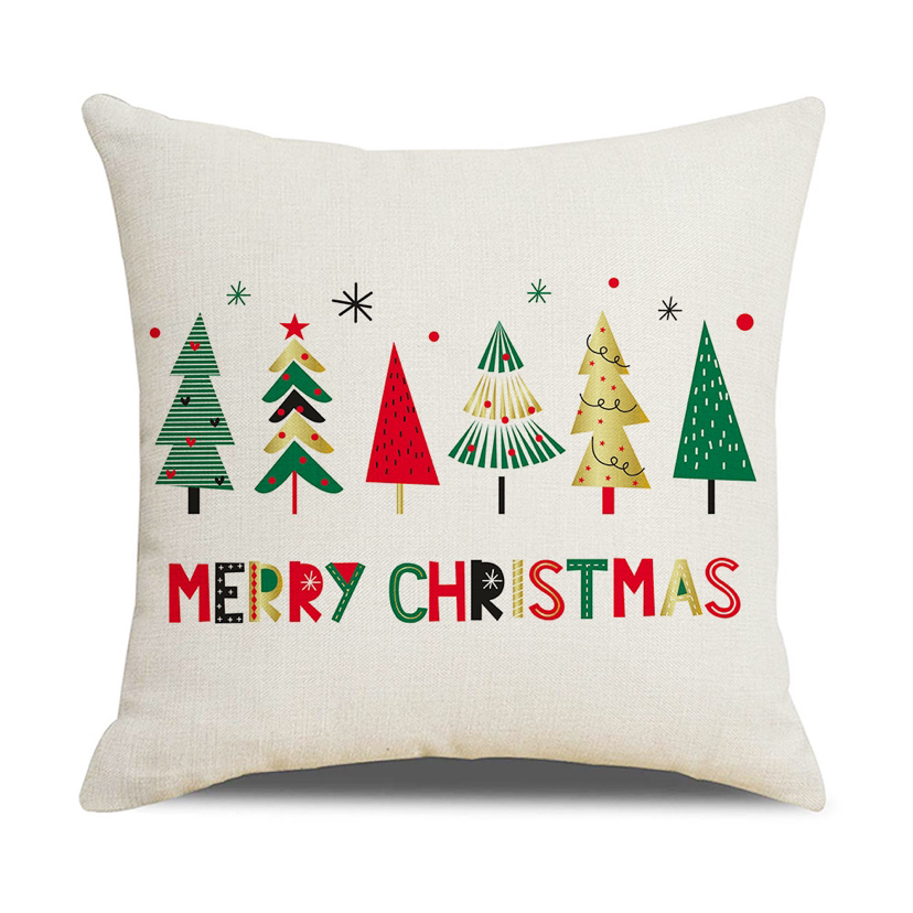 2022 Cross-Border New Christmas Pillow Cover Cartoon Snowman Linen Sofa Cushion Cover Amazon Household Supplies 2022 Cross-Border New Christmas Pillow Cover Cartoon Snowman Linen Sofa Cushion Cover Amazon Household Supplies
