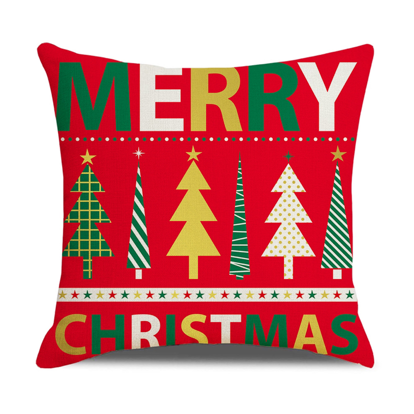 2022 Cross-Border New Christmas Pillow Cover Cartoon Snowman Linen Sofa Cushion Cover Amazon Household Supplies 2022 Cross-Border New Christmas Pillow Cover Cartoon Snowman Linen Sofa Cushion Cover Amazon Household Supplies