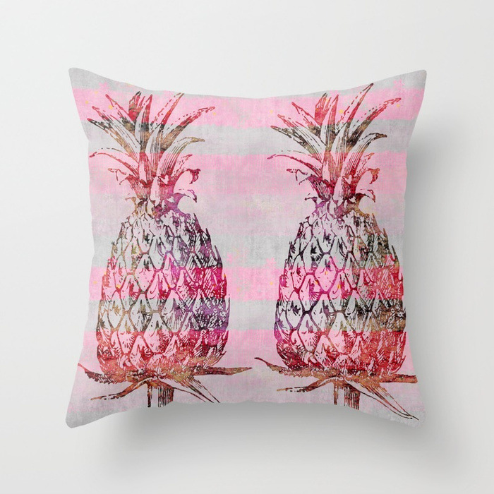 Tropical Fruit Painted Pineapple Flax Pillow Pillow Cover Casual and Comfortable Car and Sofa Office Cushion Cover Tropical Fruit Painted Pineapple Flax Pillow Pillow Cover Casual and Comfortable Car and Sofa Office Cushion Cover