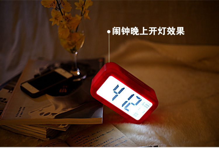 Selling Hot Selling Alarm Clock Smart Luminous Smart Bell Children's Creative Led Digital Electronic Alarm Clock Gift