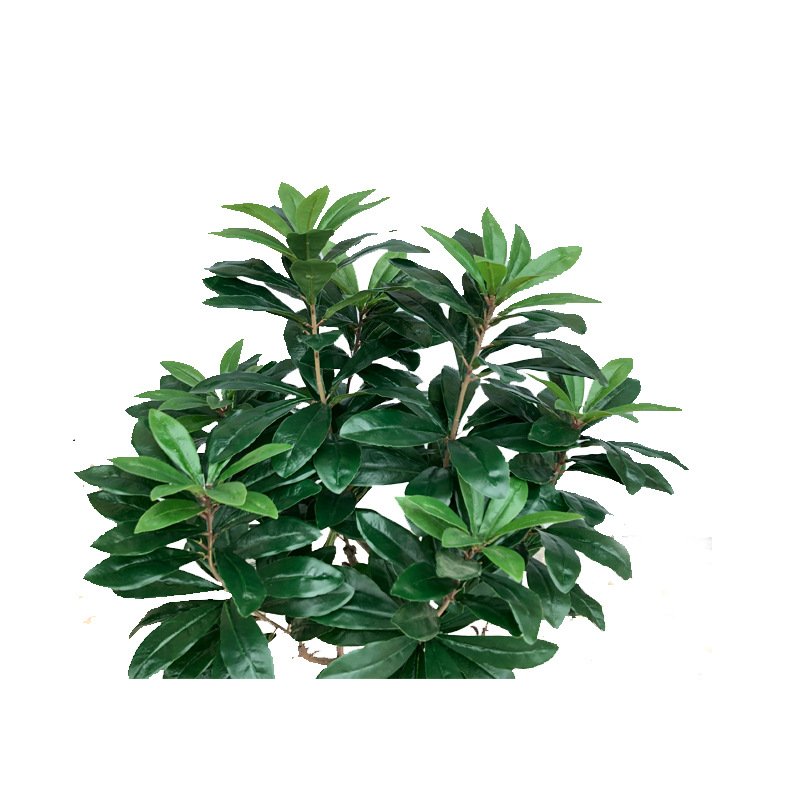 Artificial Palm Leaf Plant Potted Bayberry Leaves Tree Accessories Feather Sunflower Leaves Ground Bonsai Factory Wholesale Decoration