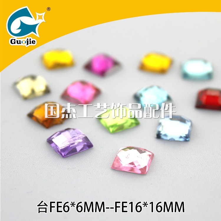 Acrylic drilling table flat bottom drilling FE square turtle surface earth surface sliding door material clock
