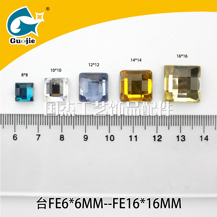 Acrylic drilling table flat bottom drilling FE square turtle surface earth surface sliding door material clock