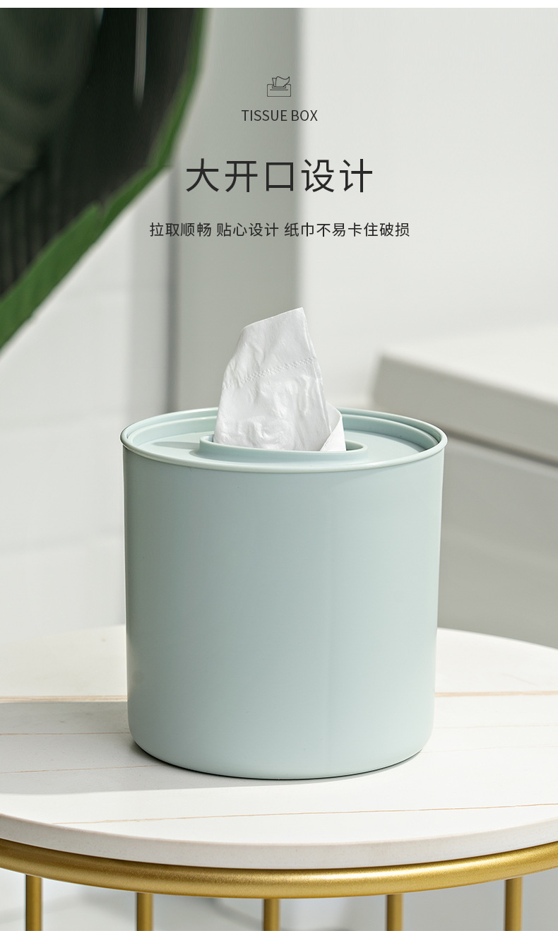 Plastic Creative Advertising Tissue Box Paper Box with Logo Hotel Restaurant Living Room Desktop Napkin Paper Box