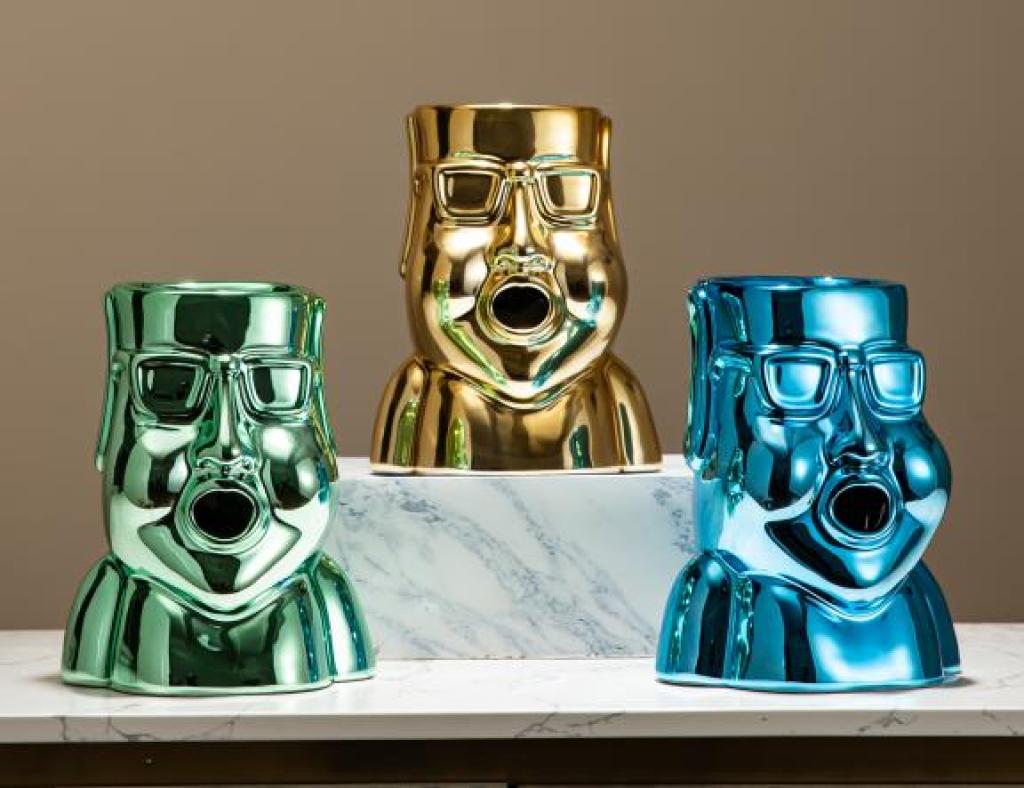 Colorful Ceramic Bear Tray Tissue Box Decoration Series Colorful Ceramic Bear Tray Tissue Box Decoration Series