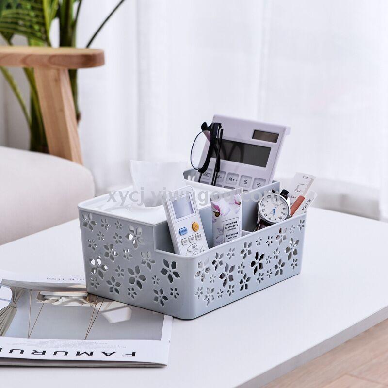 Creative multi-functional hollowed-out tissue box