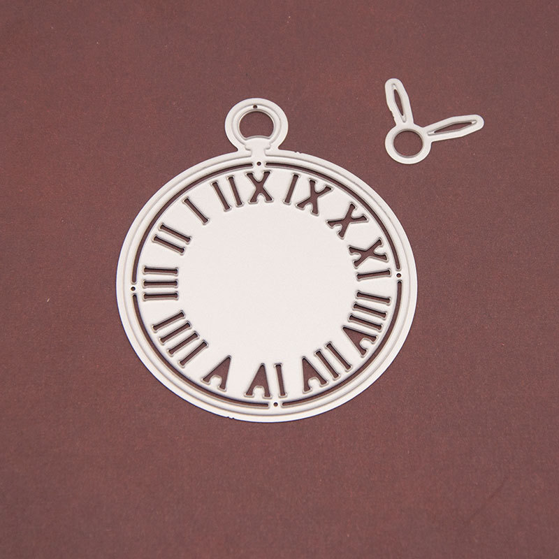 Ncraft DIY Metal Embossing Cutting Knife Die Carbon Steel Paper Cutting Card Template N23 Clock