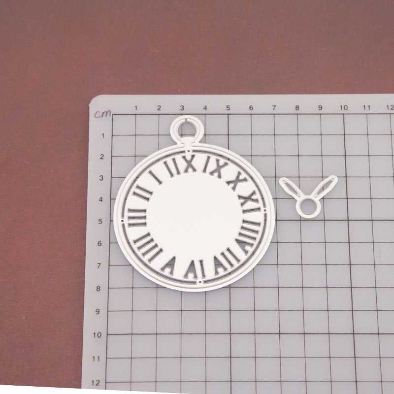Ncraft DIY Metal Embossing Cutting Knife Die Carbon Steel Paper Cutting Card Template N23 Clock